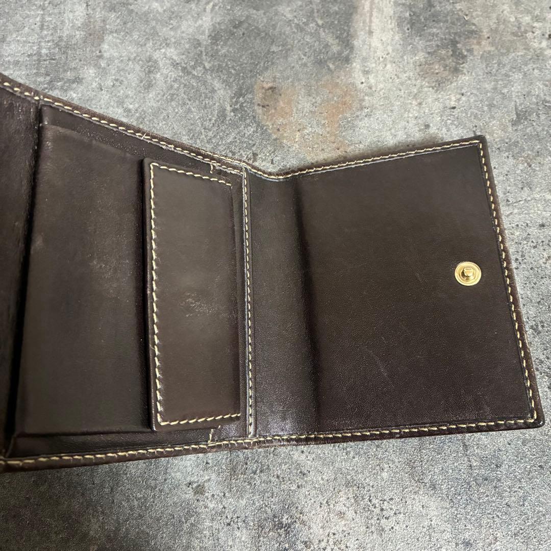 GUCCI GGキャンバス Ｗホック財布 箱無し