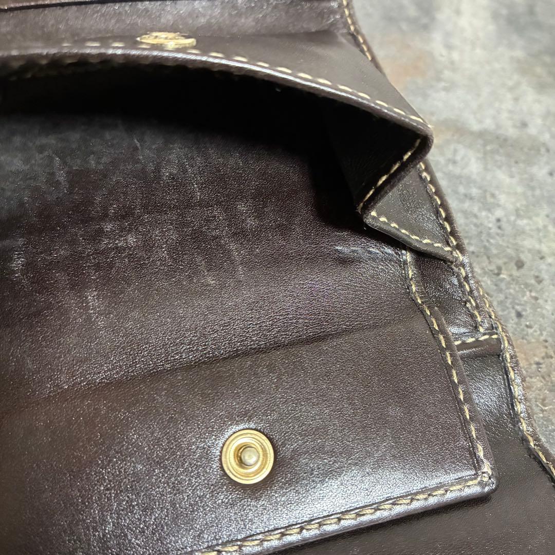 GUCCI GGキャンバス Ｗホック財布 箱無し