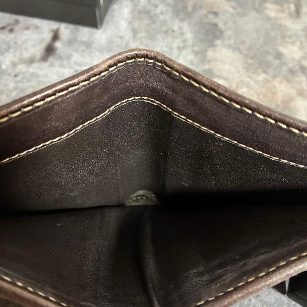 GUCCI GGキャンバス Ｗホック財布 箱無し