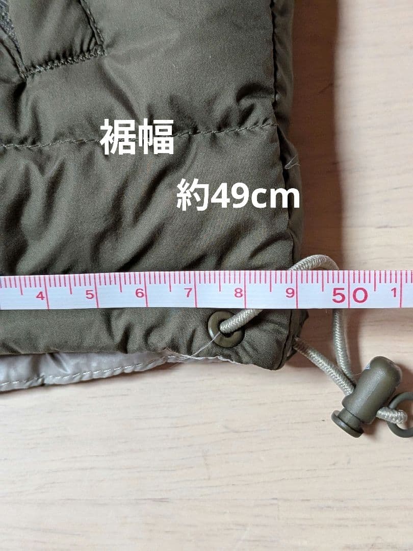 ダントン☆レディースクルーネックインナーダウンベスト☆Ｓサイズ☆オリーブ☆