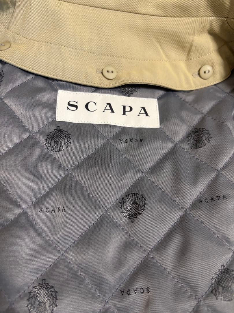 SCAPA ベージュ トレンチコート