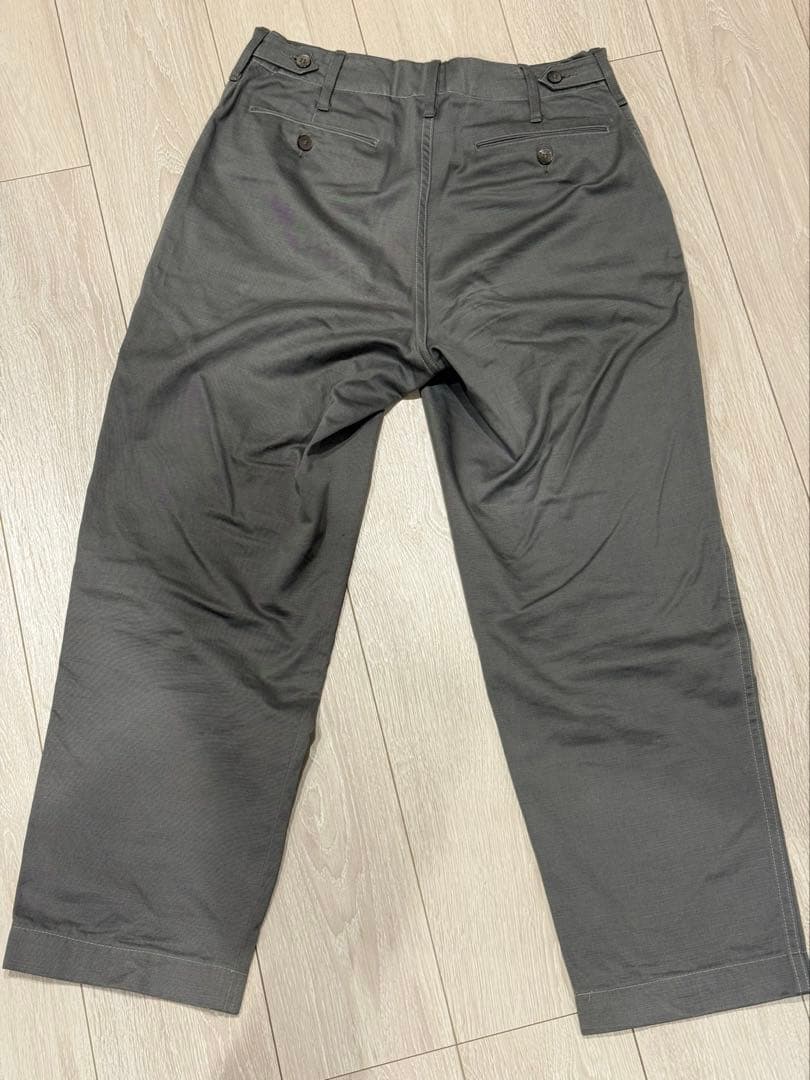 茜様auralee WASHED FINX LIGHT CHINO PANTS