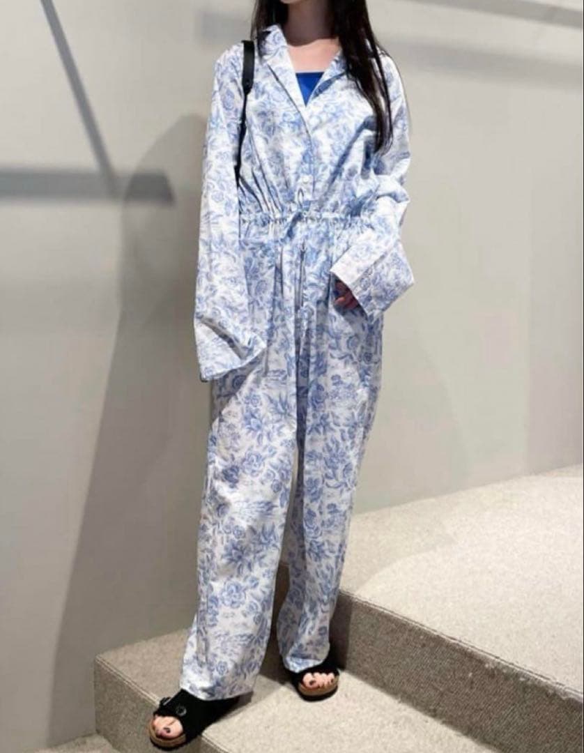 bacca サマーリバティ コットンコンビネゾン　34