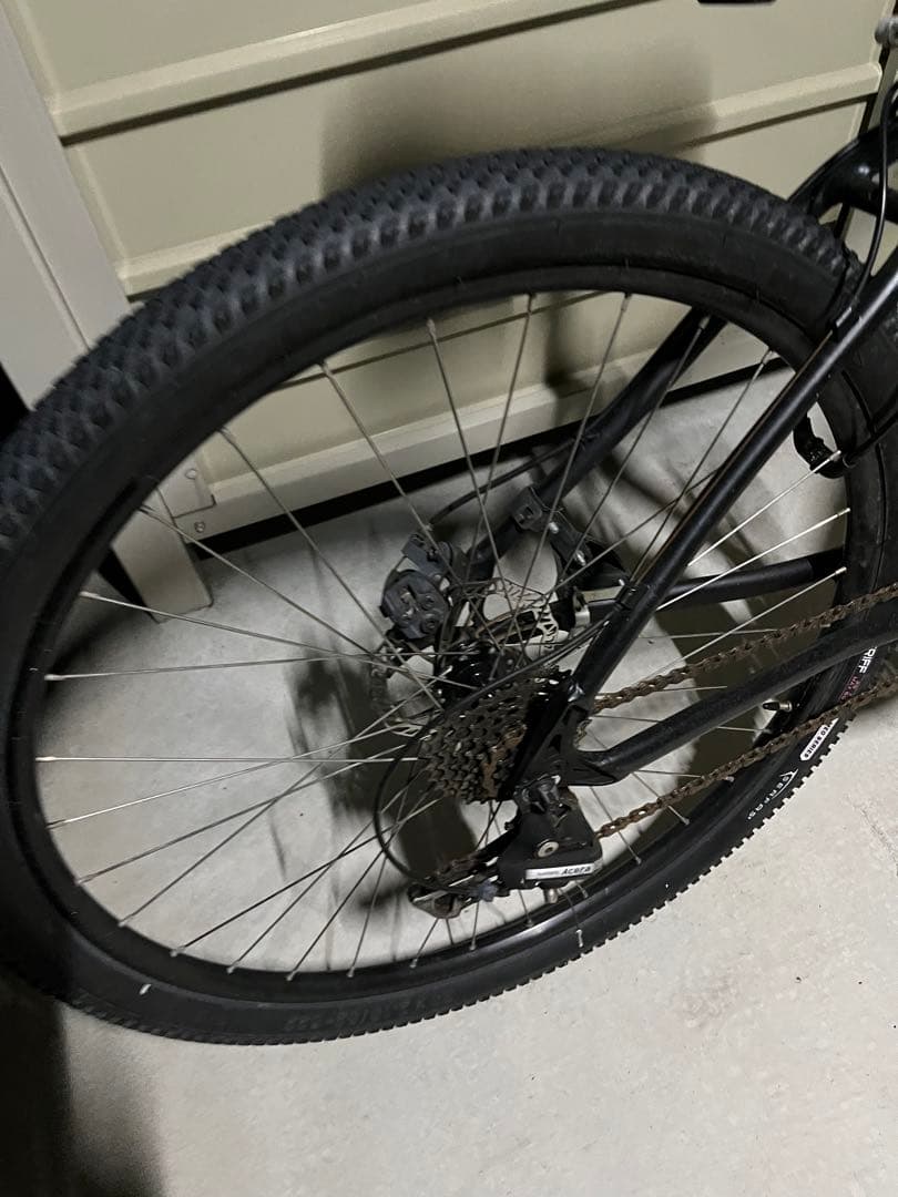 【中古・青森市引取限定】黒 マウンテンバイク メリダ