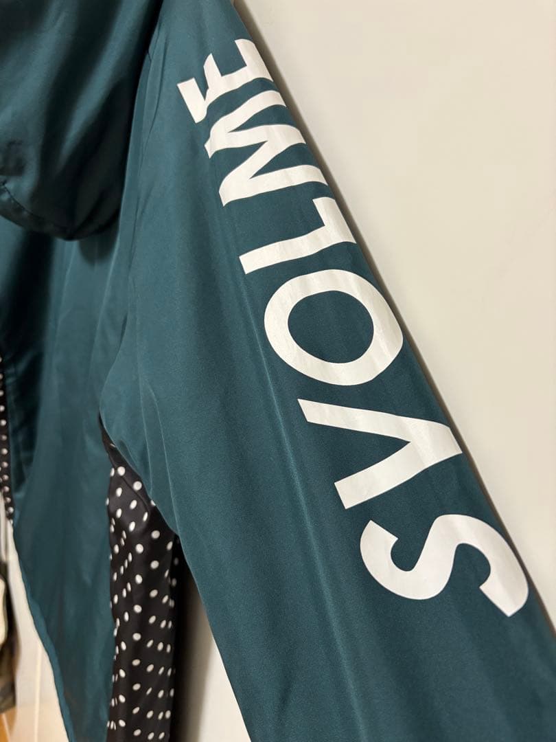 スボルメ svolme 中綿ジップアップパーカー　上下セット　ドット切替