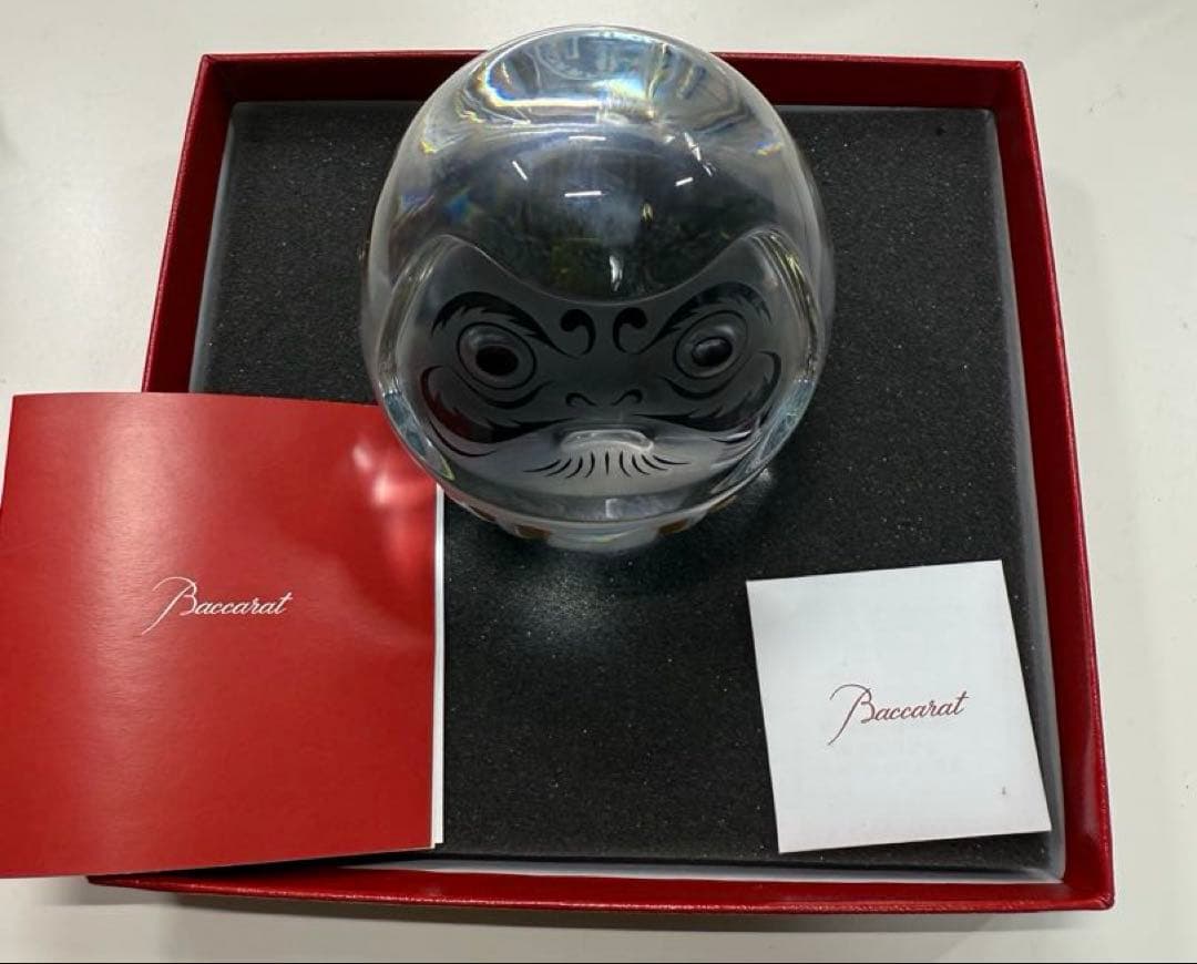 Baccarat 置物　バカラ　ダルマ　達磨