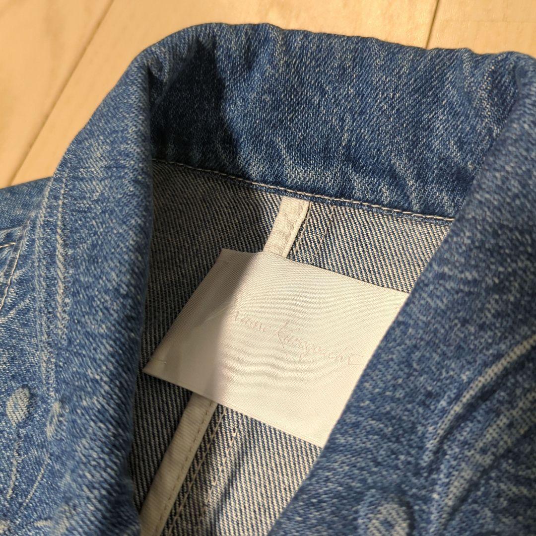 mame kurogouchi エンボス デニム ジャケット 24SS