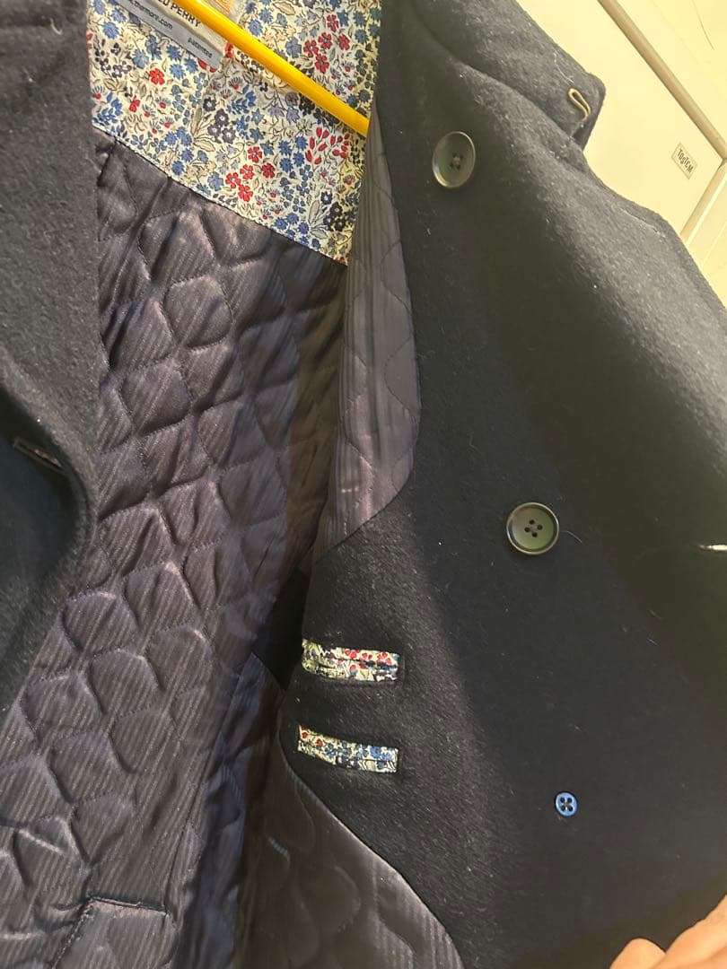 FRED PERRY ウールピーコート L