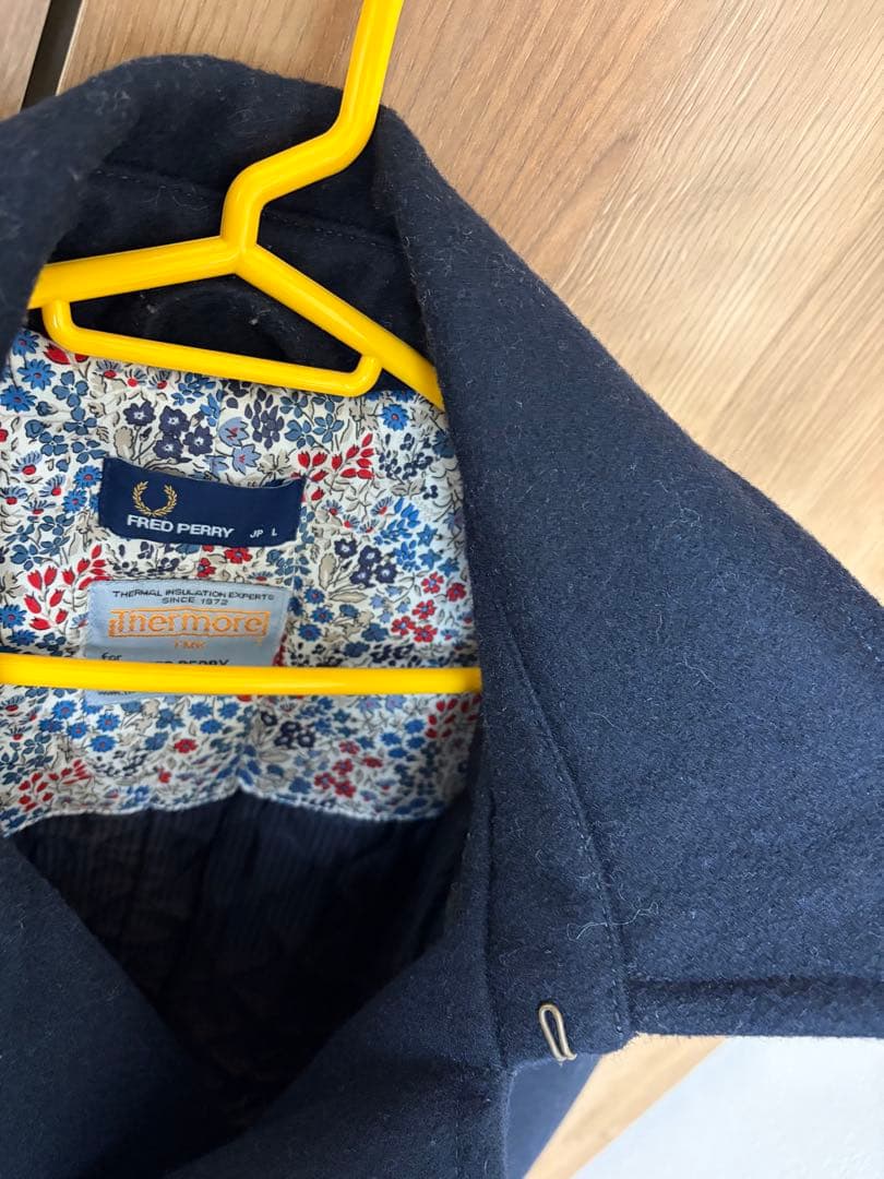 FRED PERRY ウールピーコート L