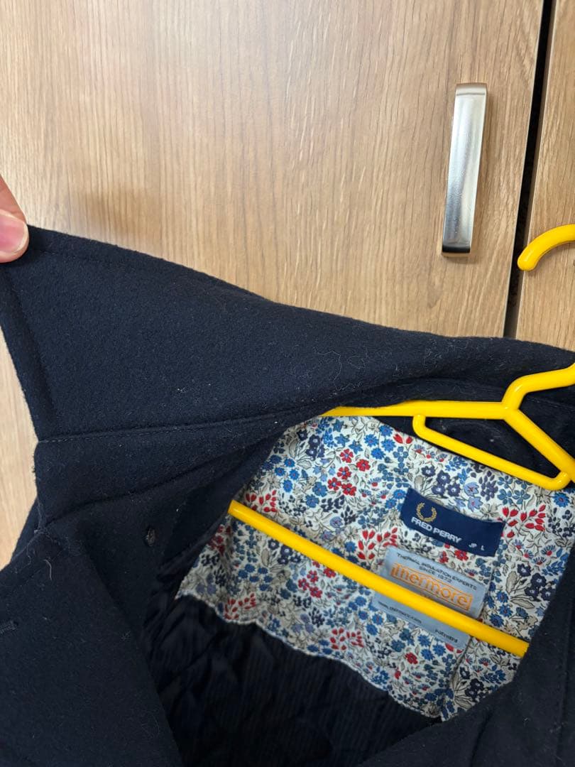 FRED PERRY ウールピーコート L