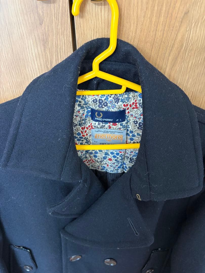 FRED PERRY ウールピーコート L