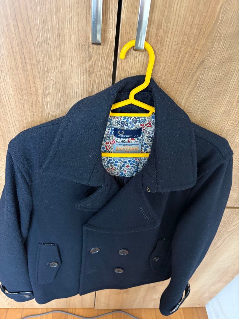FRED PERRY ウールピーコート L