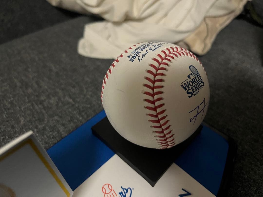 【超希少】 フリーマン直筆 2024WS MVP球 JSA認証 ドジャース