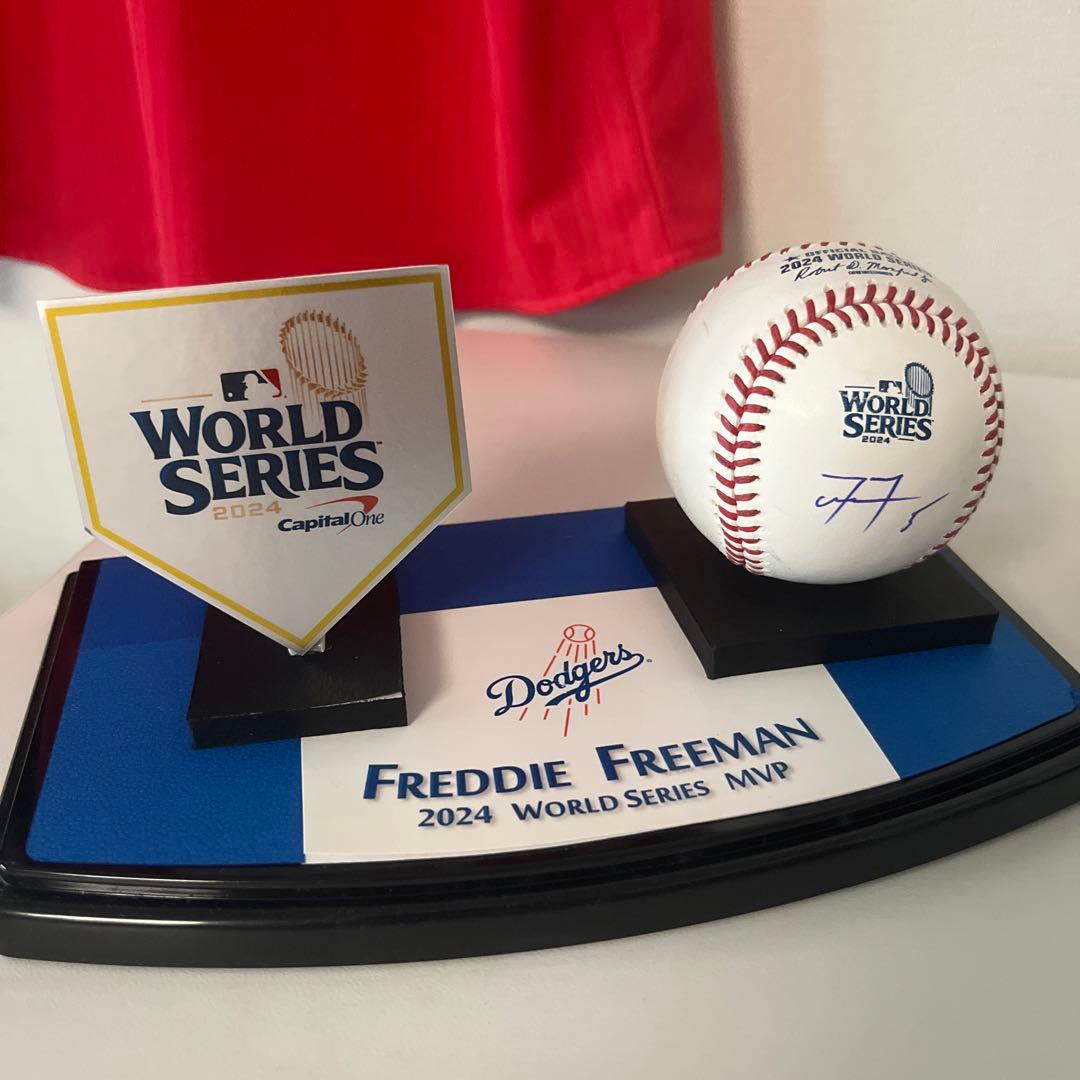 【超希少】 フリーマン直筆 2024WS MVP球 JSA認証 ドジャース
