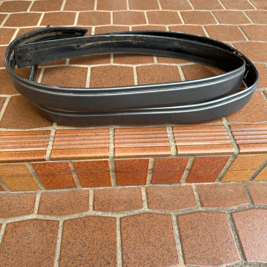 AE86 サイドモール 1台分 純正黒銀カラー