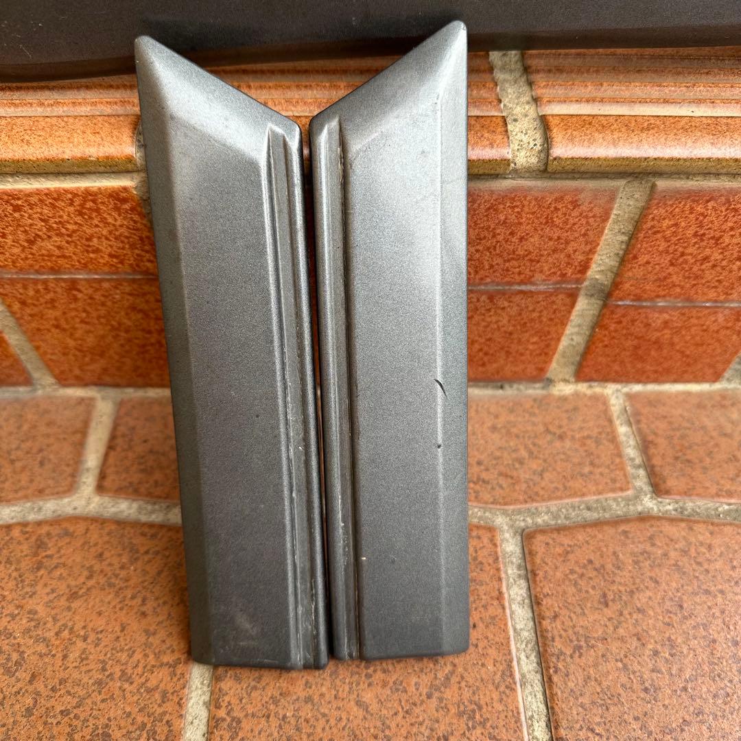 AE86 サイドモール 1台分 純正黒銀カラー