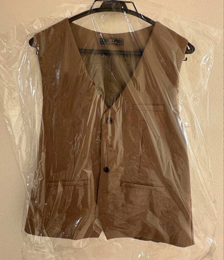 【美品】アーバンブランシュ　タキシード3点セット　ブラウン　2XL