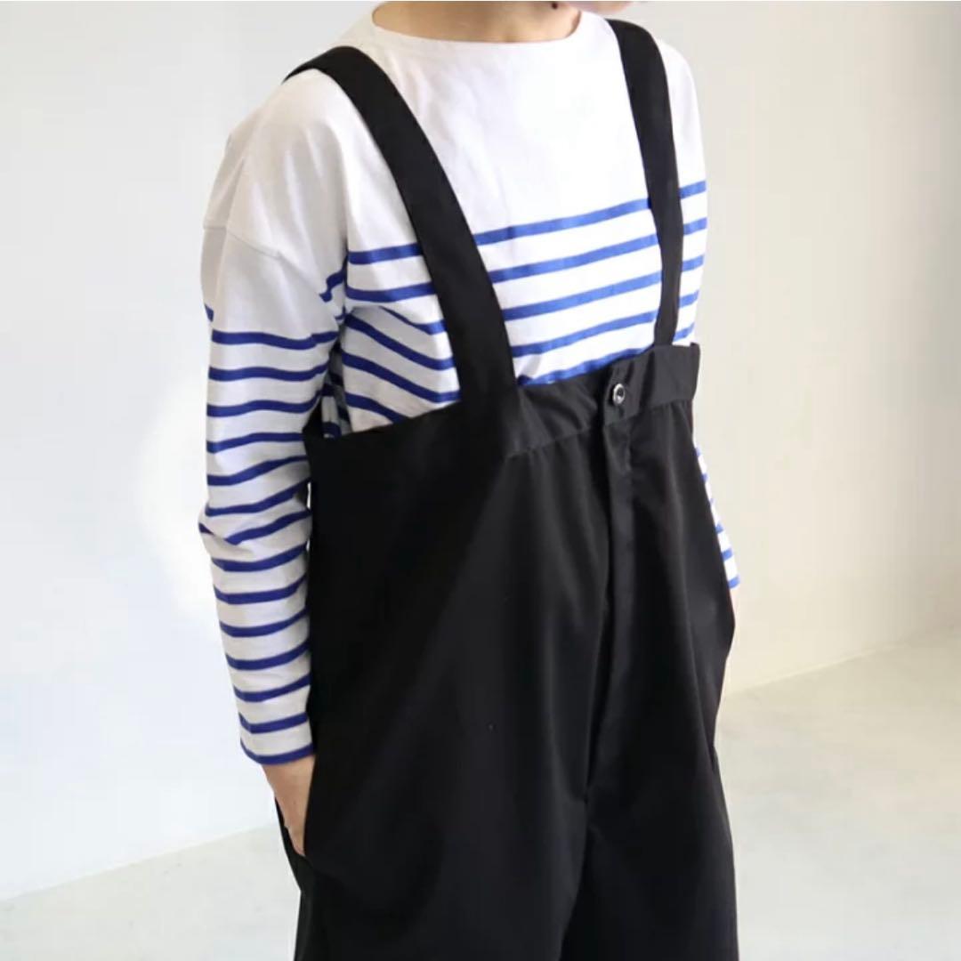 19 yarmo ヤーモ 24SS ハイライズブレーストラウザーズ　黒