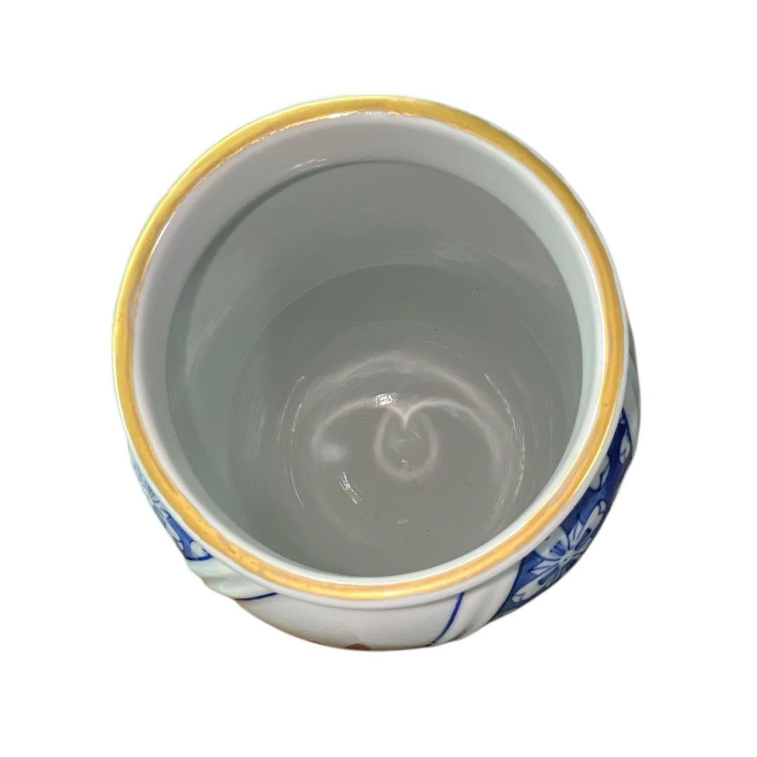 渋草焼 芳國舎 染赤花紋 花瓶 高さ26cm 花器 共箱付