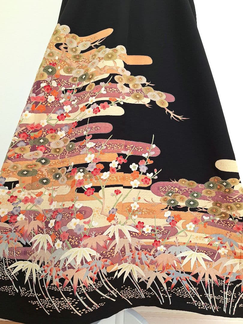 着物リメイクワンピース3683