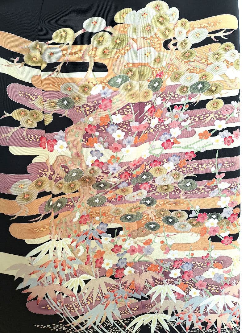 着物リメイクワンピース3683