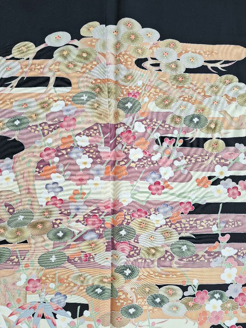 着物リメイクワンピース3683