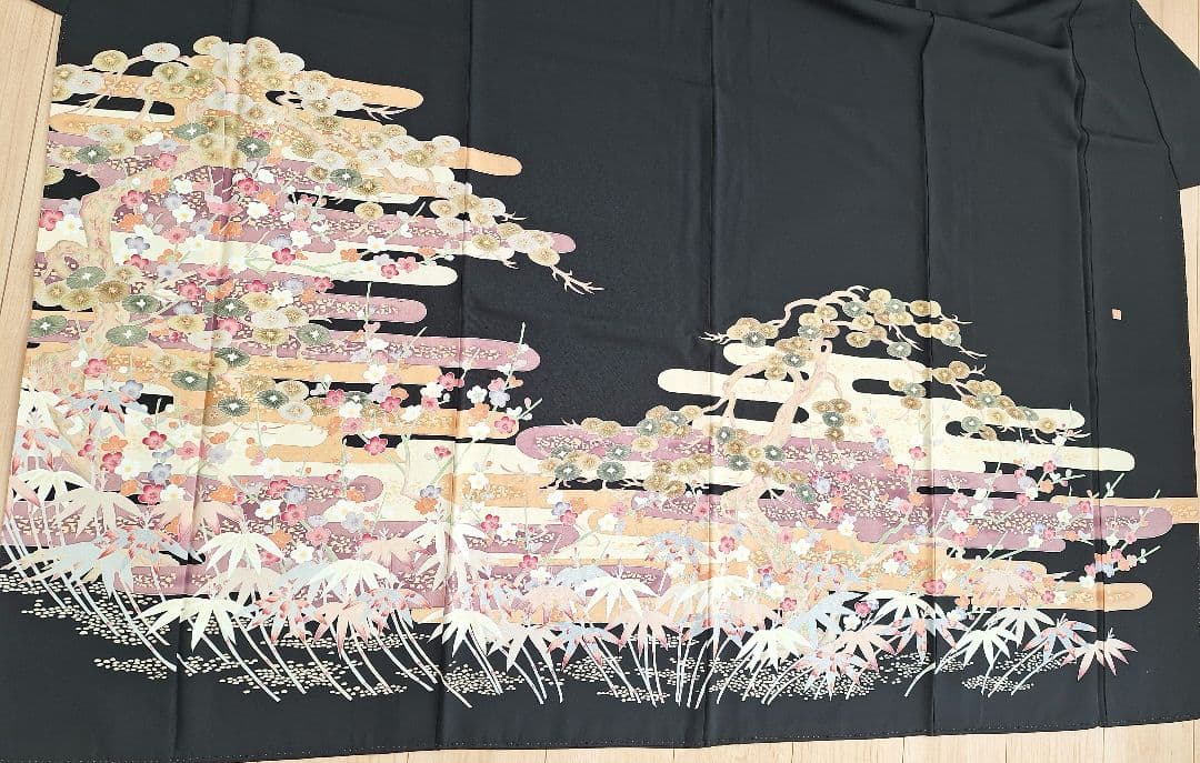 着物リメイクワンピース3683