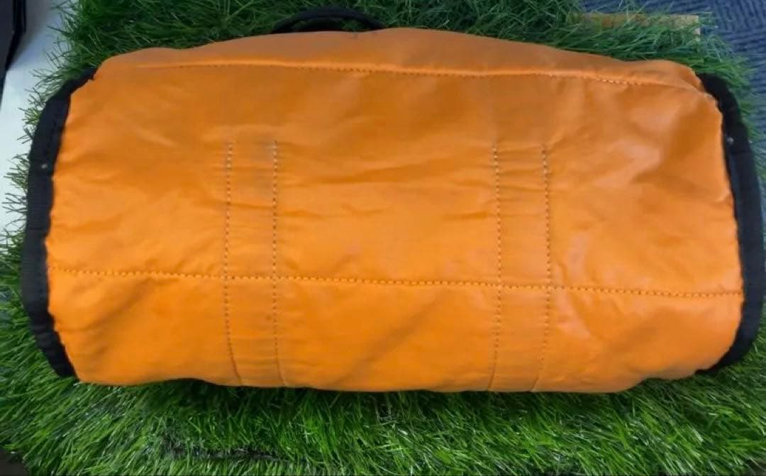 黒 ナイロン ミニドラムバッグ　ポーター