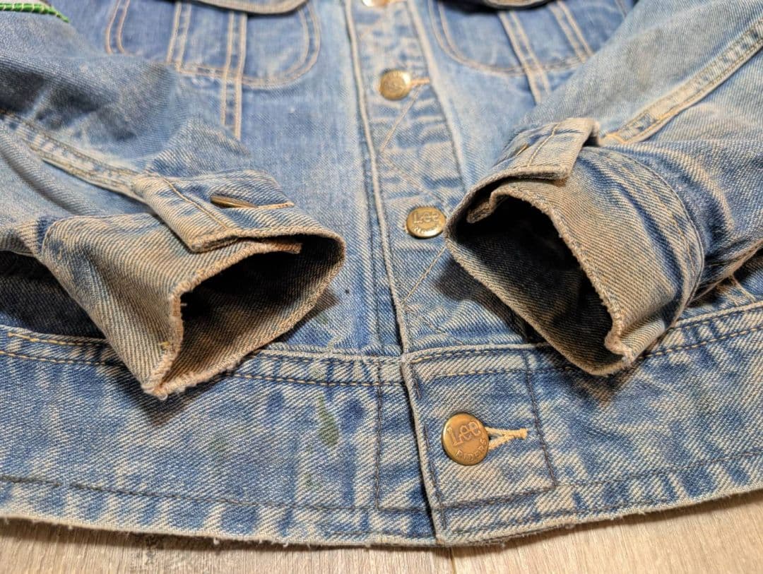 80S【唯一無二！フルデコ仕様】Leeリー 101-J デニムジャケット