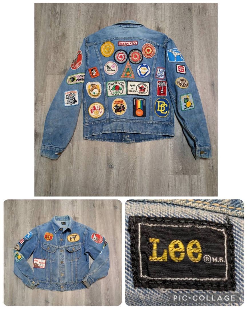 80S【唯一無二！フルデコ仕様】Leeリー 101-J デニムジャケット