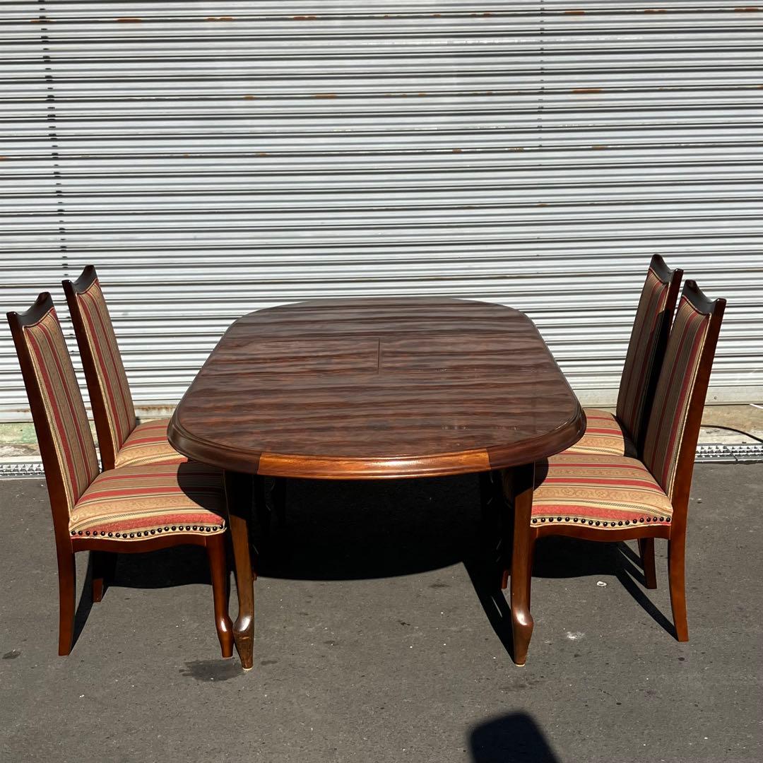 マルニ木工 マキシマムダイニングテーブル&チェア 5点セット