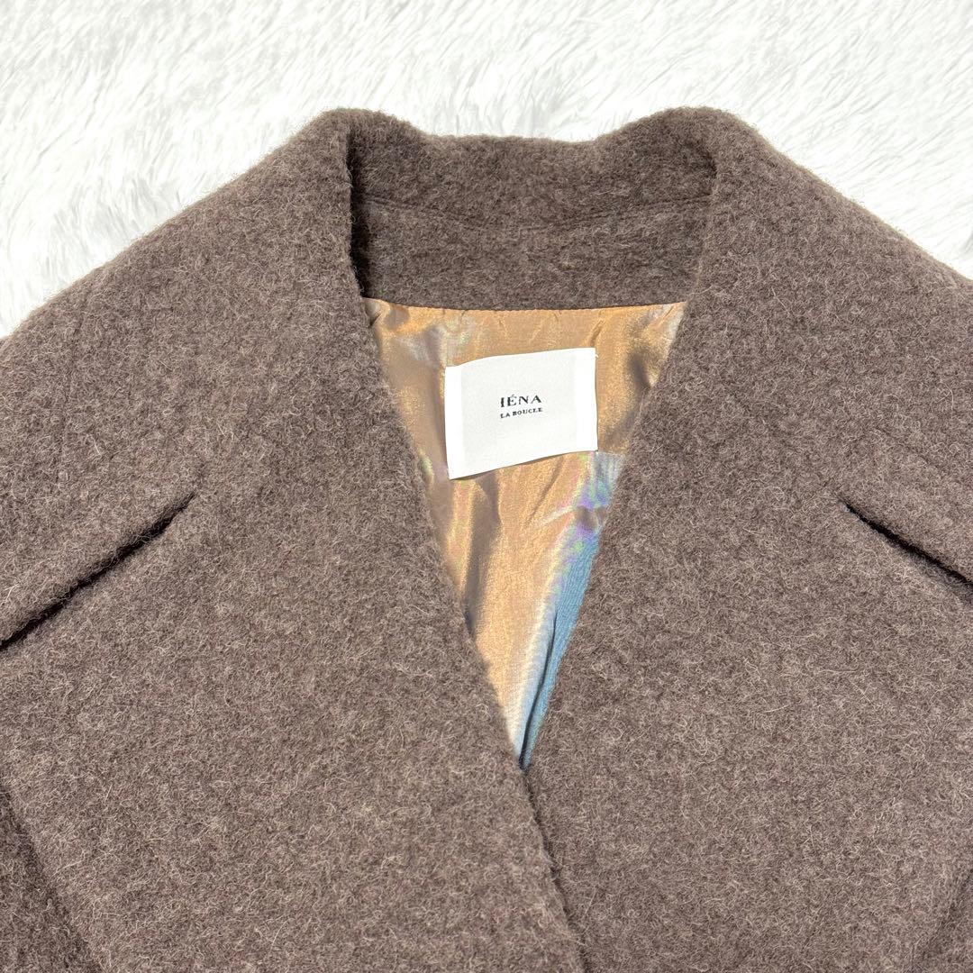 ✨美品✨ イエナ IENA チェスターコート ブラウン アルパカ ウール 大きめ