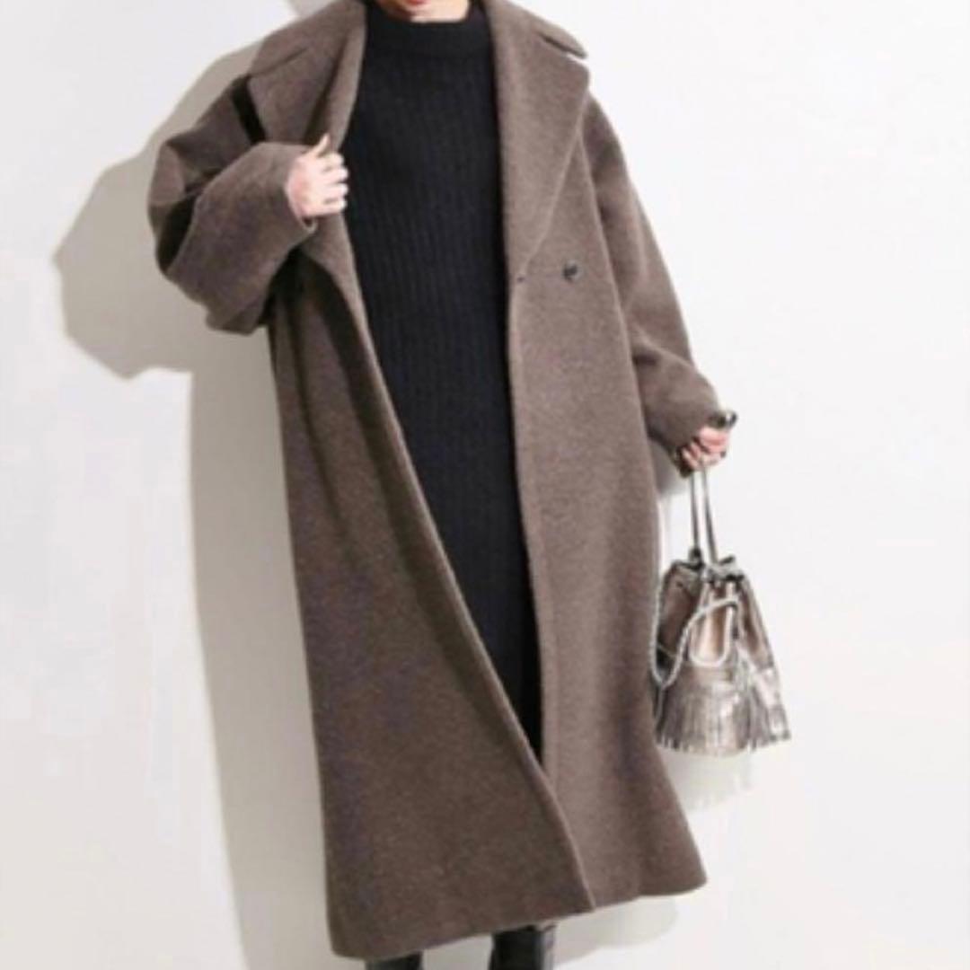 ✨美品✨ イエナ IENA チェスターコート ブラウン アルパカ ウール 大きめ