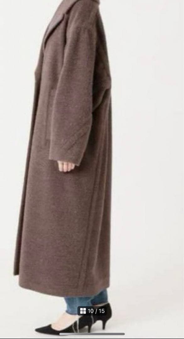 ✨美品✨ イエナ IENA チェスターコート ブラウン アルパカ ウール 大きめ