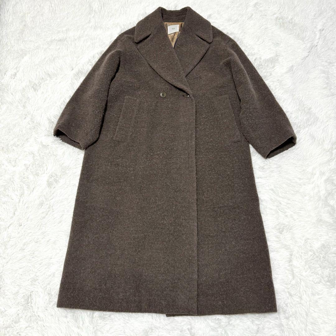 ✨美品✨ イエナ IENA チェスターコート ブラウン アルパカ ウール 大きめ