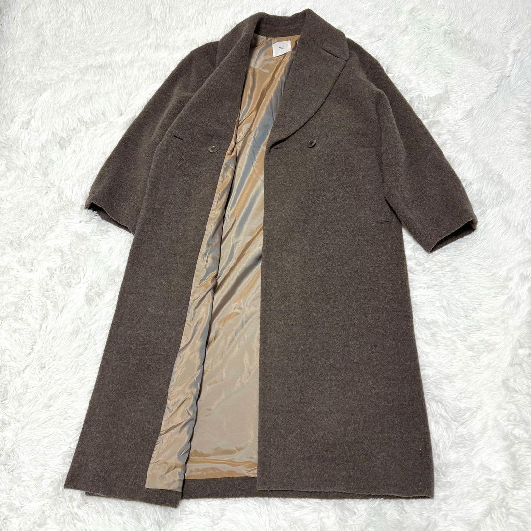 ✨美品✨ イエナ IENA チェスターコート ブラウン アルパカ ウール 大きめ