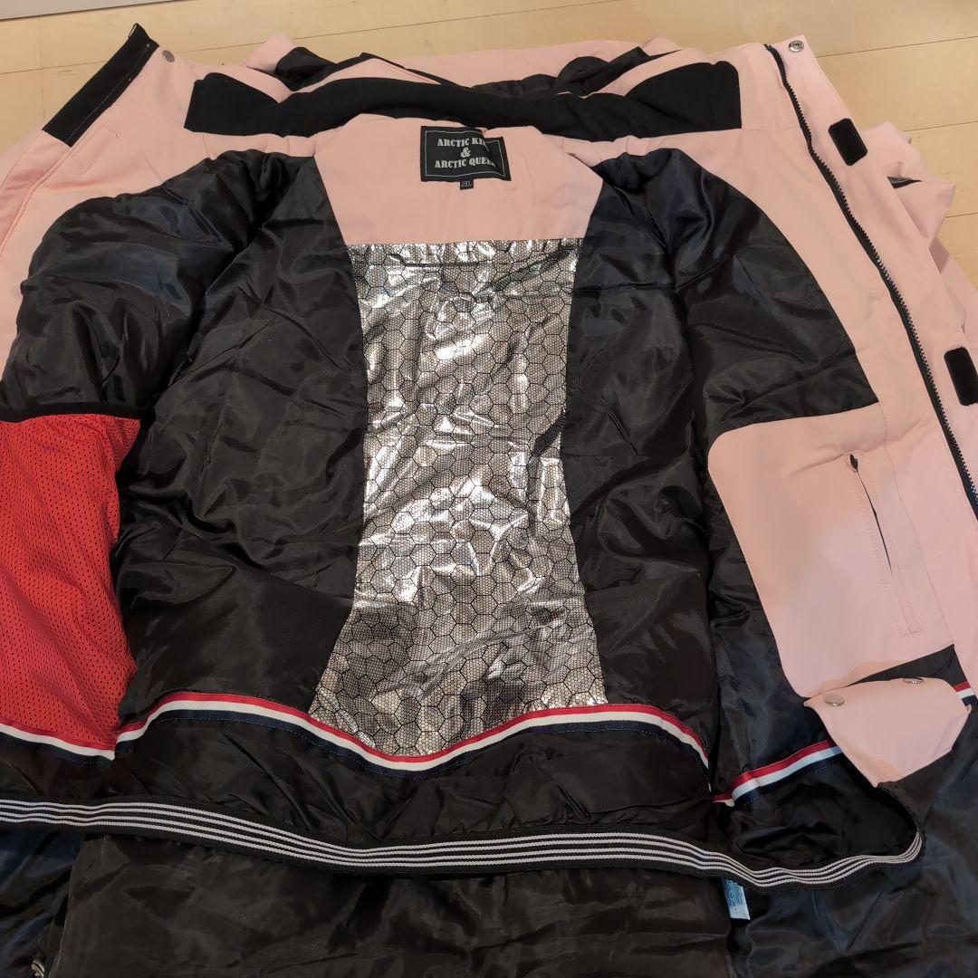 値下げ交渉可能　ピンク スノーボードウェア 上下セット