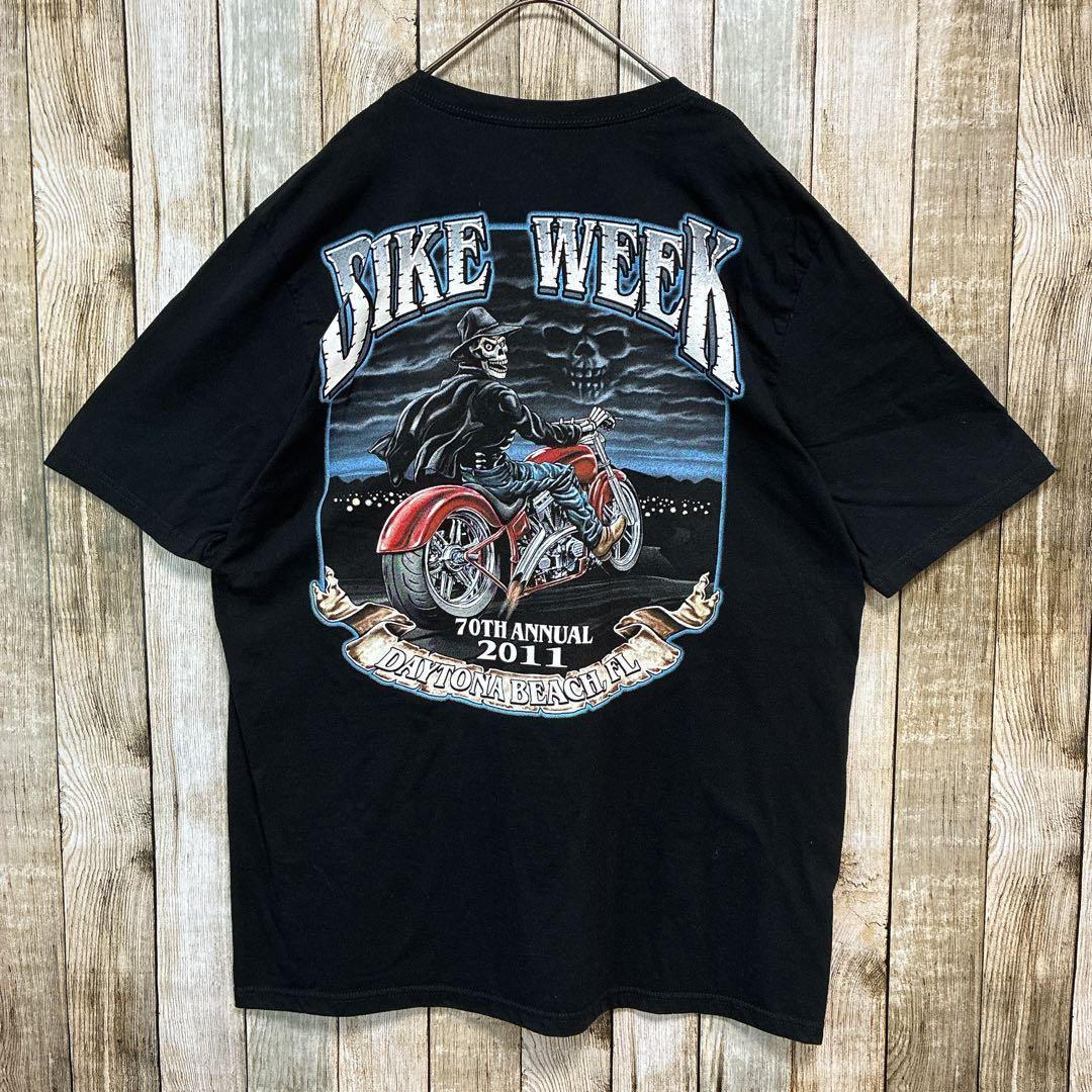 g49 レア NIKE × BIKE WEEK Tシャツ XL 2011 スカル