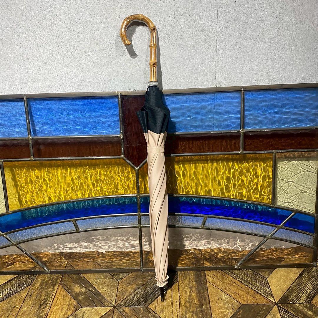 サンバリア100 日傘 長傘 竹手元 レディース