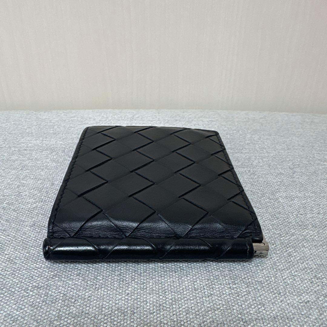 【希少カラー】ボッテガヴェネタ 二つ折り財布 マネークリップ イントレチャート