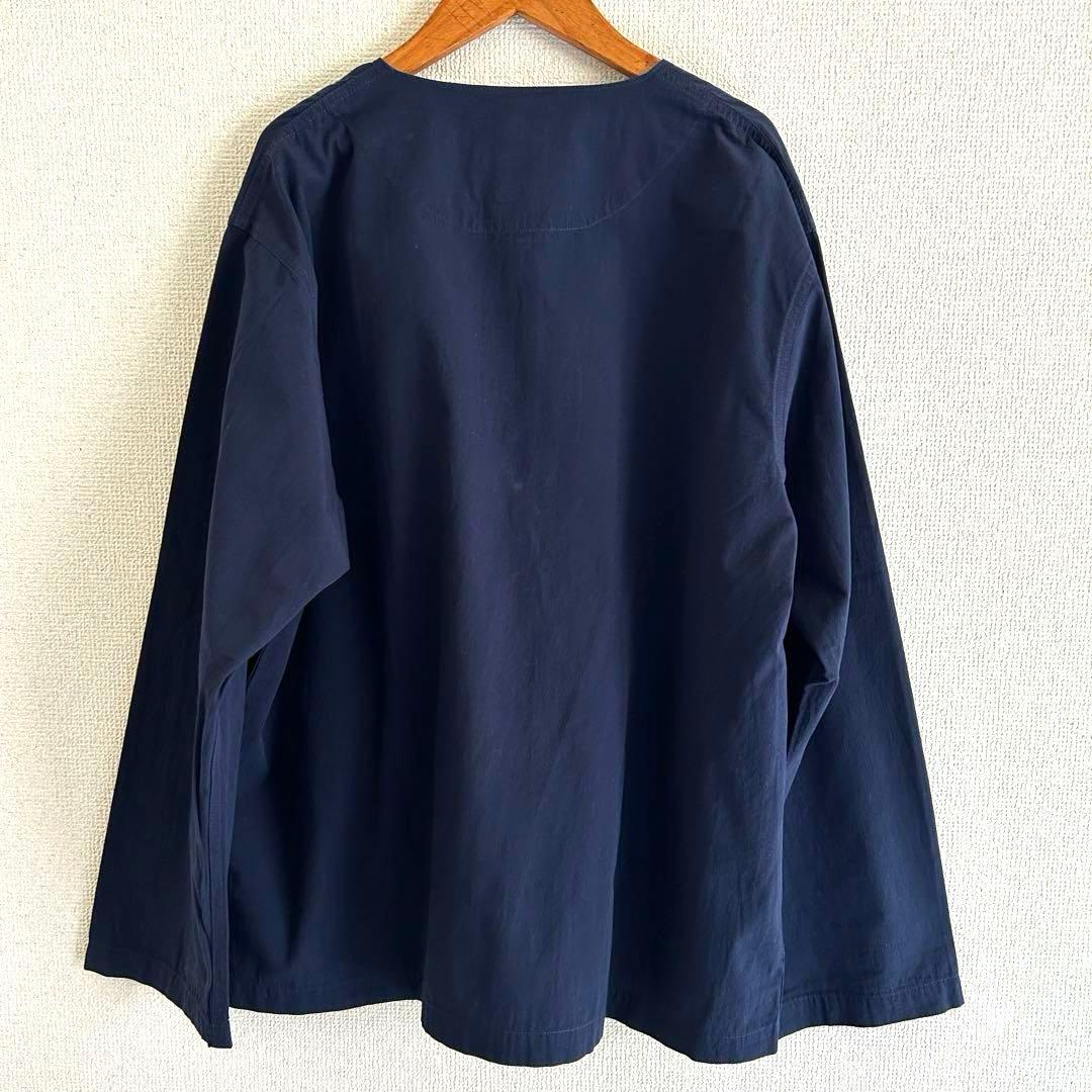 【美品】ORCIVAL オーシバル ノーカラージャケット ネイビー サイズ4