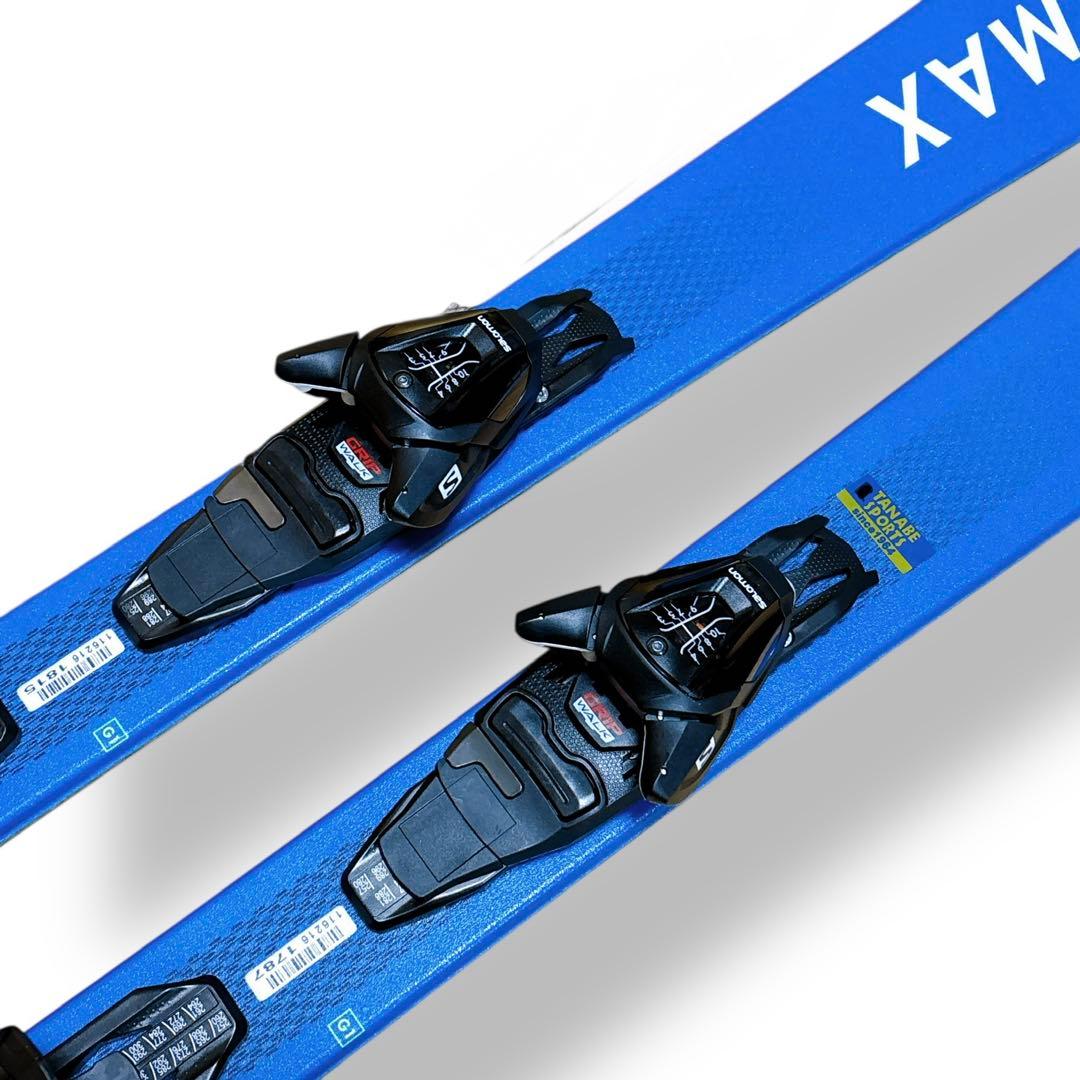 【美品】SALOMON S/MAX SHORTMAX ミッドスキー 125cm