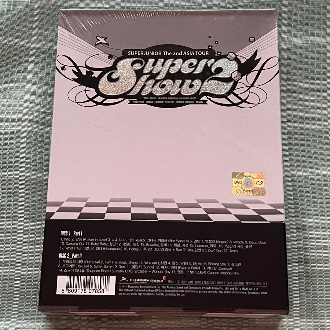 【DVD】【新品未使用未開封】SUPER SHOWスーパージュニア