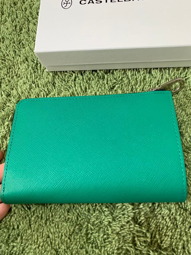 CASTELBAJAC カステルバジャック 牛革 二つ折り財布　新品22000円