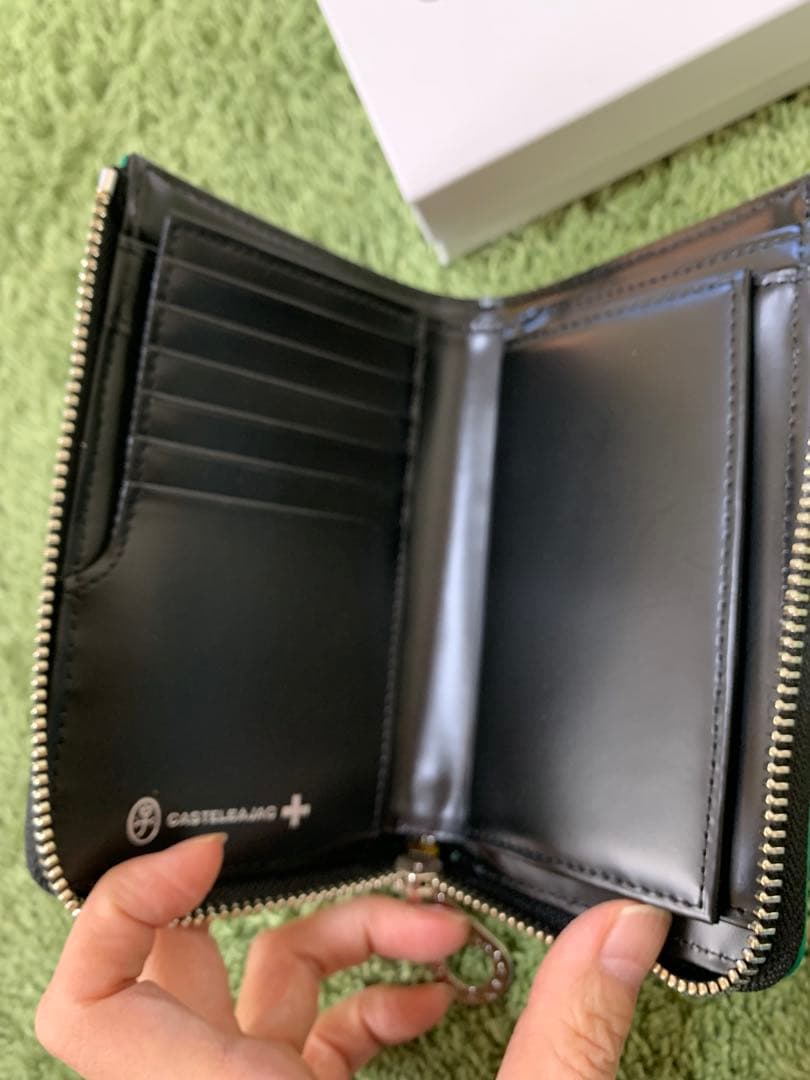 CASTELBAJAC カステルバジャック 牛革 二つ折り財布　新品22000円