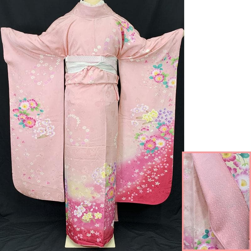 507z12☆かわいい！振袖 anan ハート☆美品 成人式 結婚式 十三参り