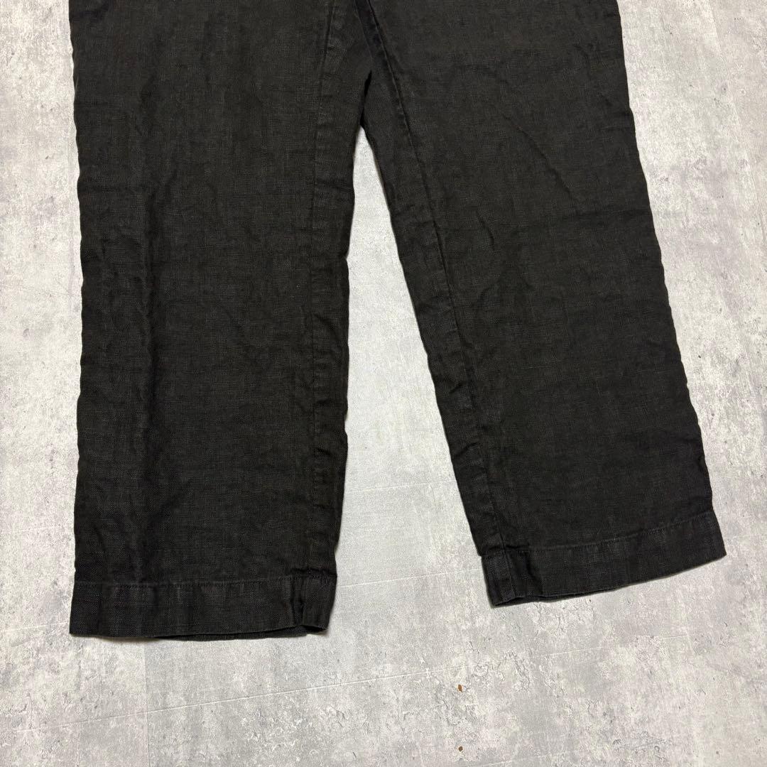 90s ポロバイラルフローレン　リネン　トラウザーズ　スラックス　38×30