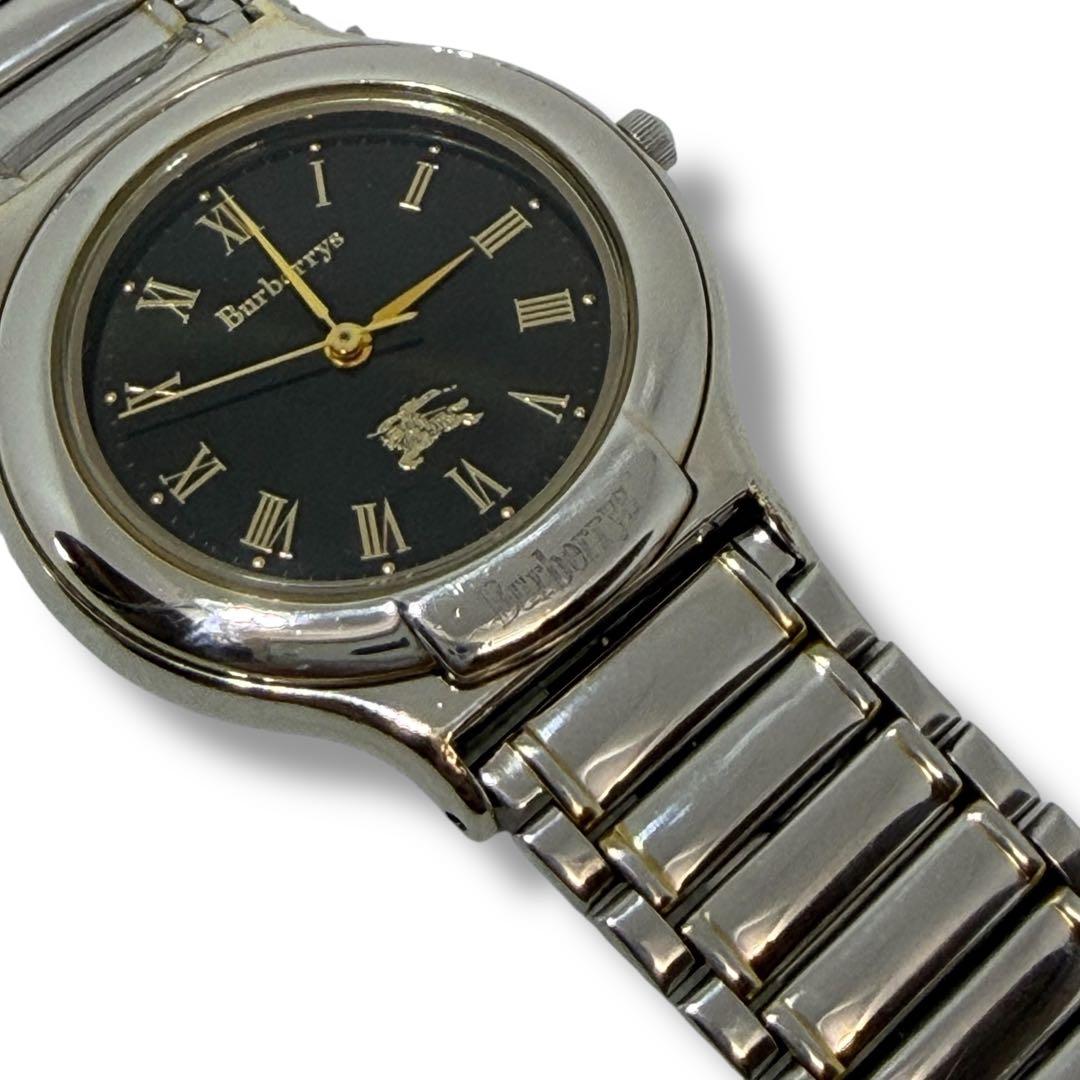 Ⴤ1386 ꕤ希少レア Burberrys バーバリー 腕時計 馬上の騎士 3針