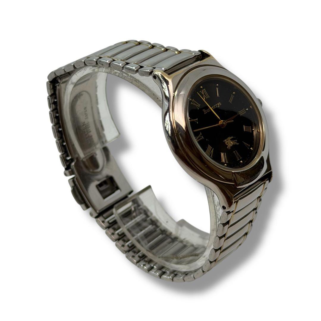 Ⴤ1386 ꕤ希少レア Burberrys バーバリー 腕時計 馬上の騎士 3針