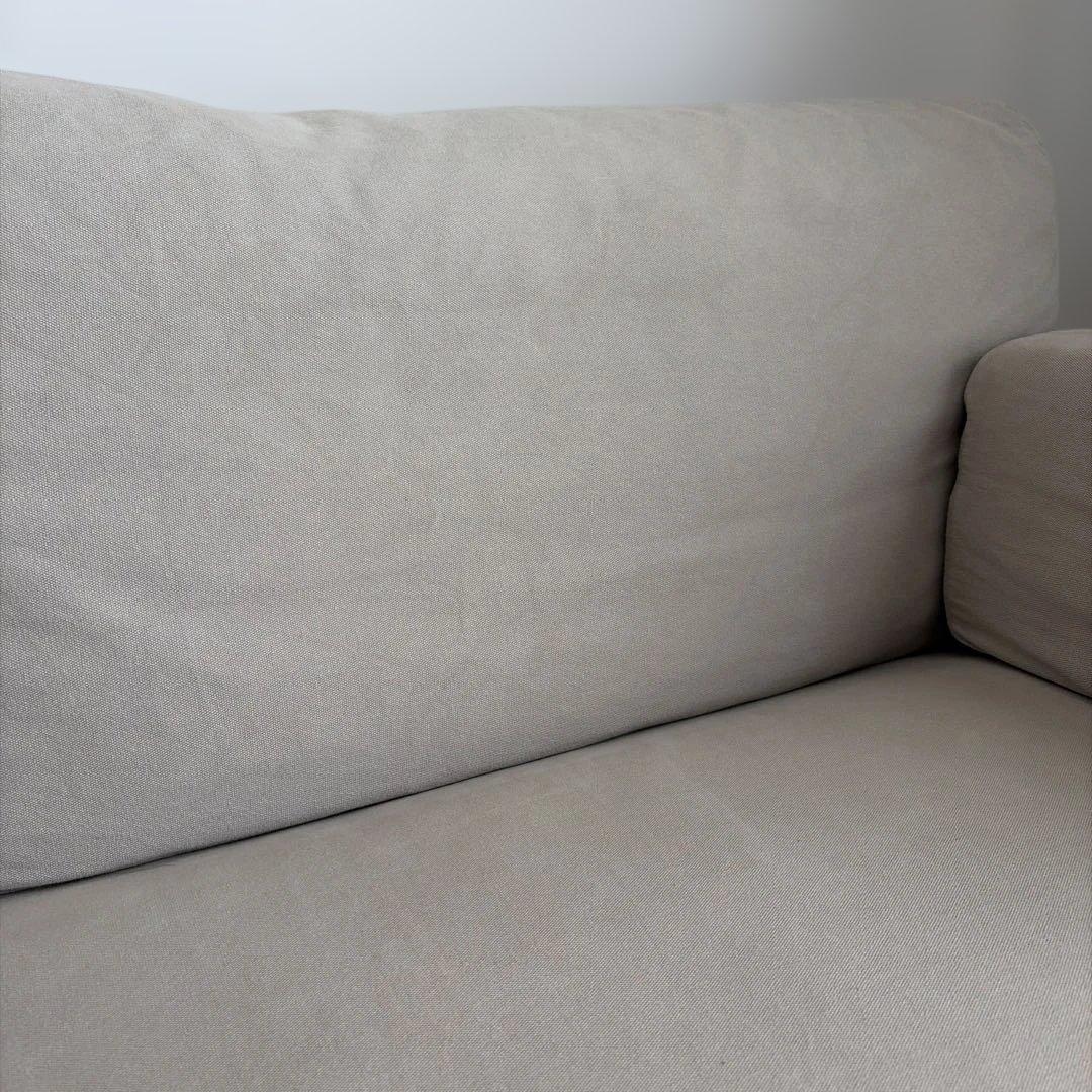 【最終値下げ】無印良品 木製ソファ オーク材 突板2.5 シーター